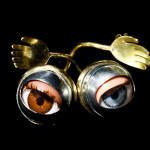 Doll’s eyes, earrings
